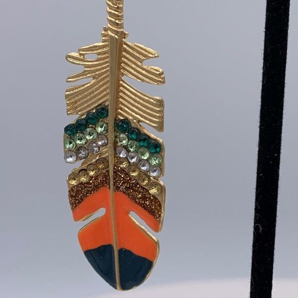 NWOT fashion jewellery, native, boho, statement sized, gold tones, colou… - Picture 3 of 11